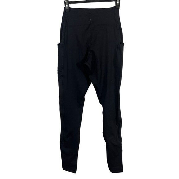 Glyder women's black compression leggings with mesh sides size Medium NWT - Picture 5 of 10